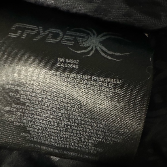 Kids Spyder yellow and Black winter Jacket. - Picture 7 of 9